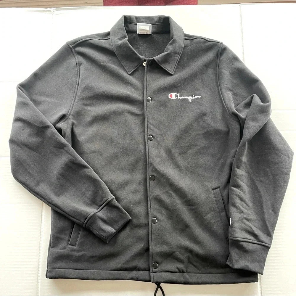 Champion Sweater Size Large Black Color .